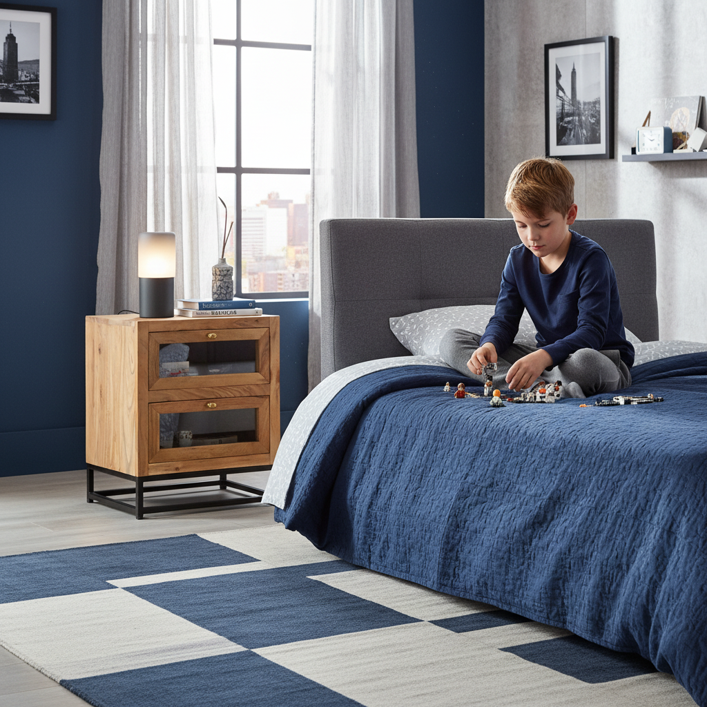 Nachtkastje in jongenskamer