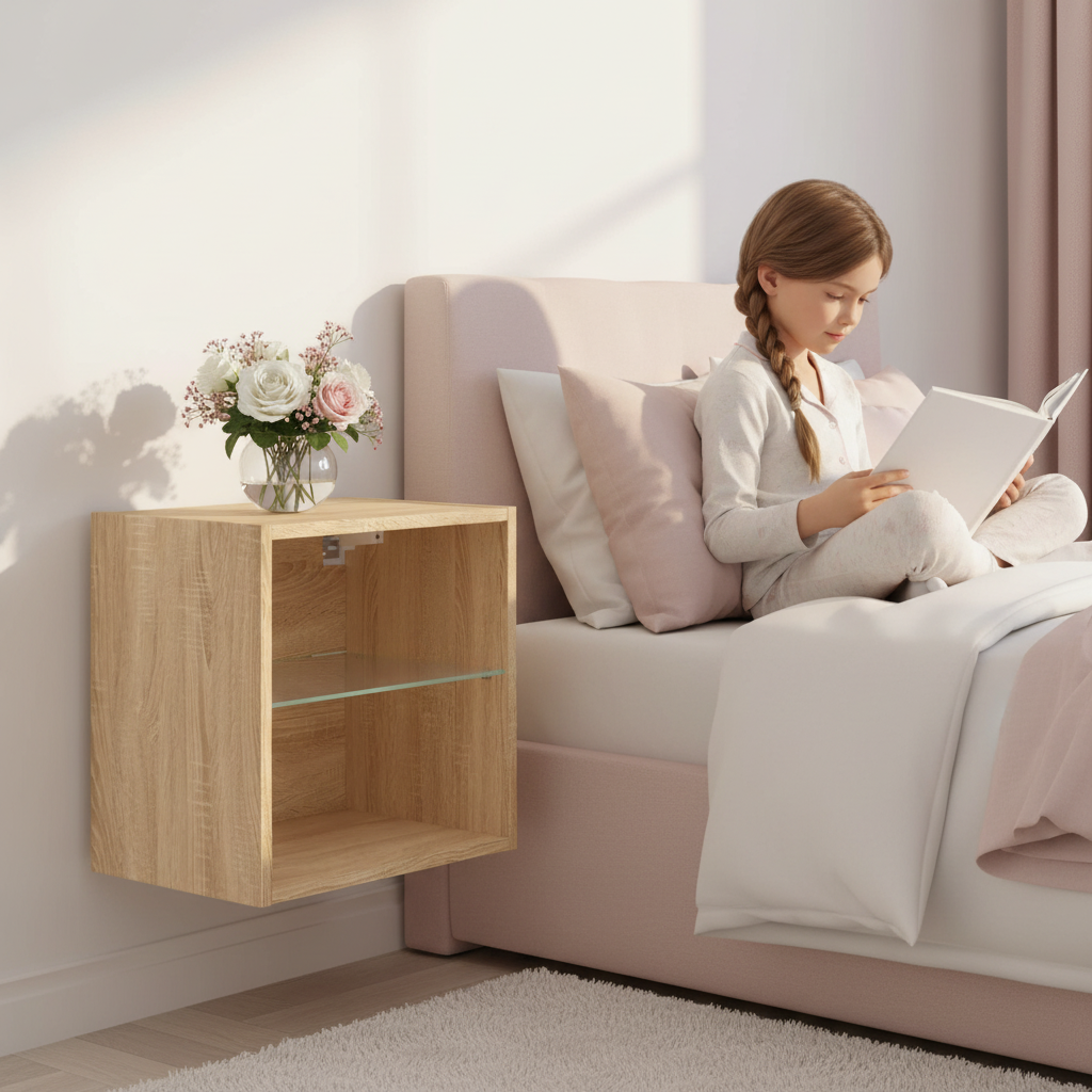 Nachtkastje in meisjeskamer