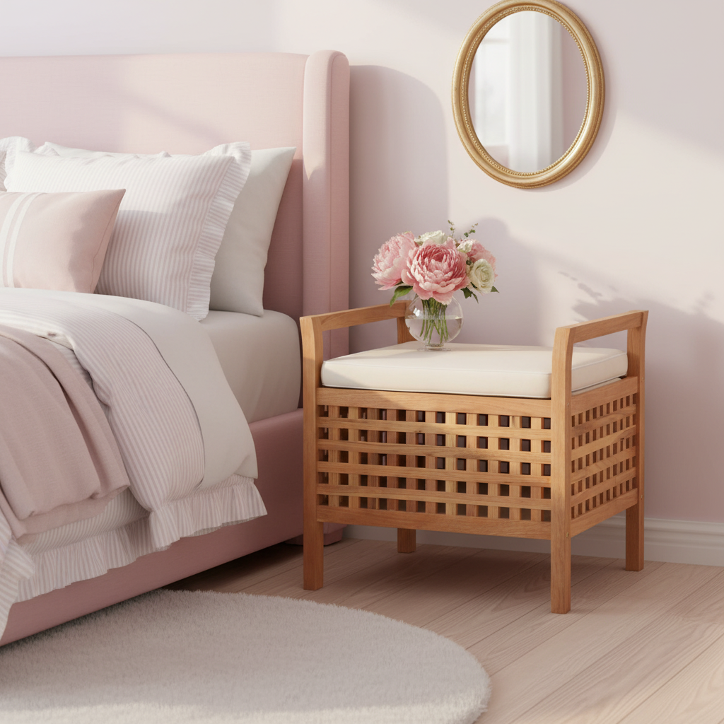 Nachtkastje in meisjeskamer