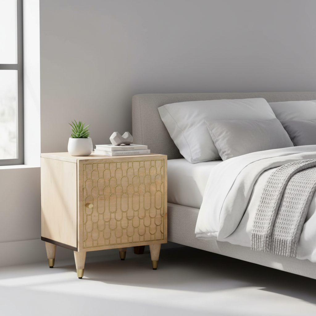 Nachtkastje in moderne kamer