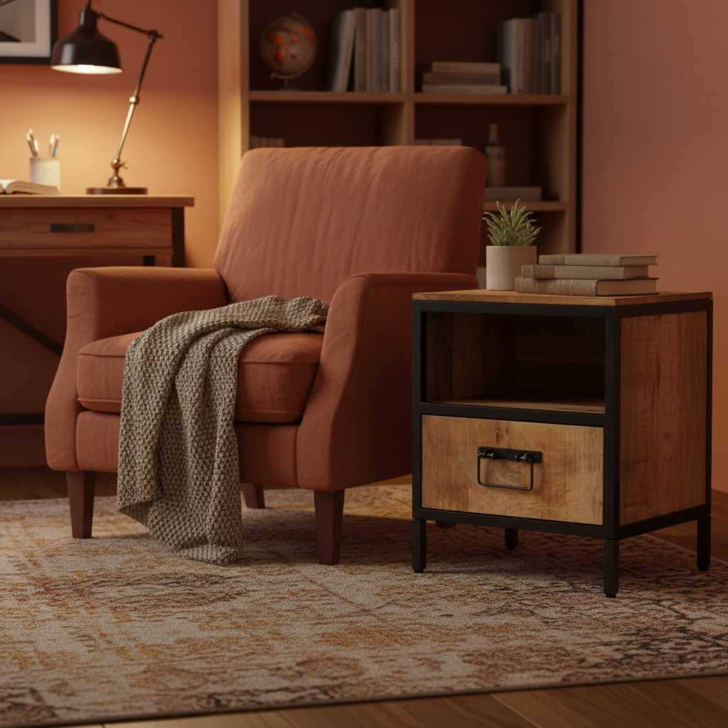 Nachtkastje in thuiskantoor