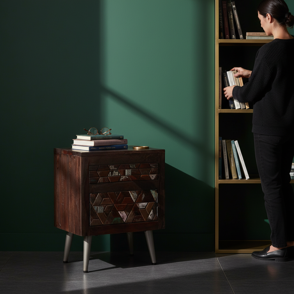 Nachtkastje in thuiskantoor