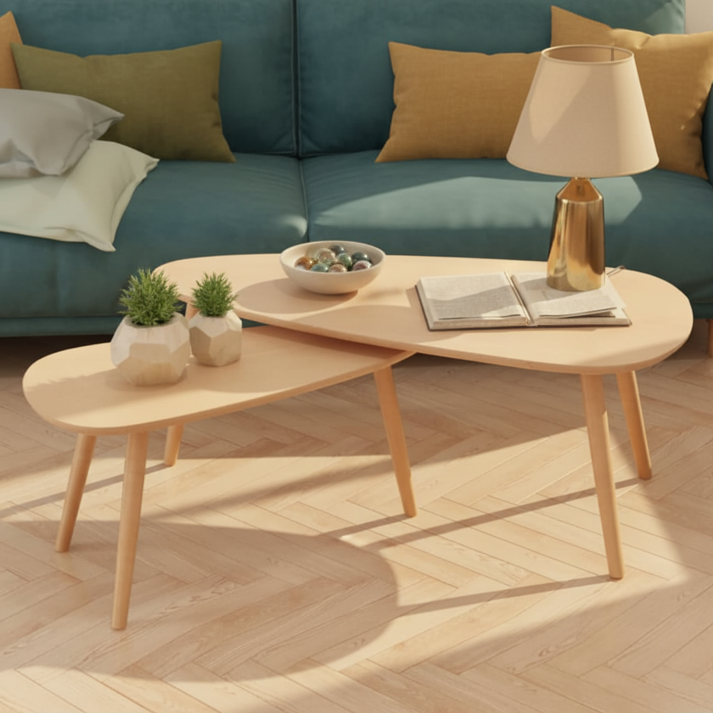 Naturel hout - Mid-century modern