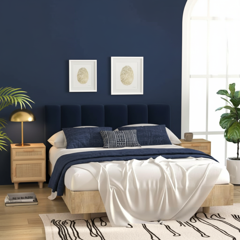 Navy blauw omgeving