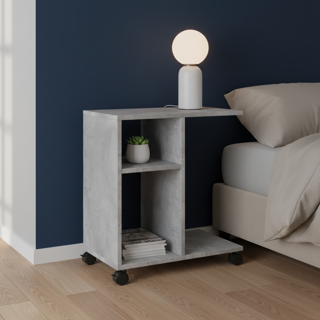 Navy blauwe muur setting