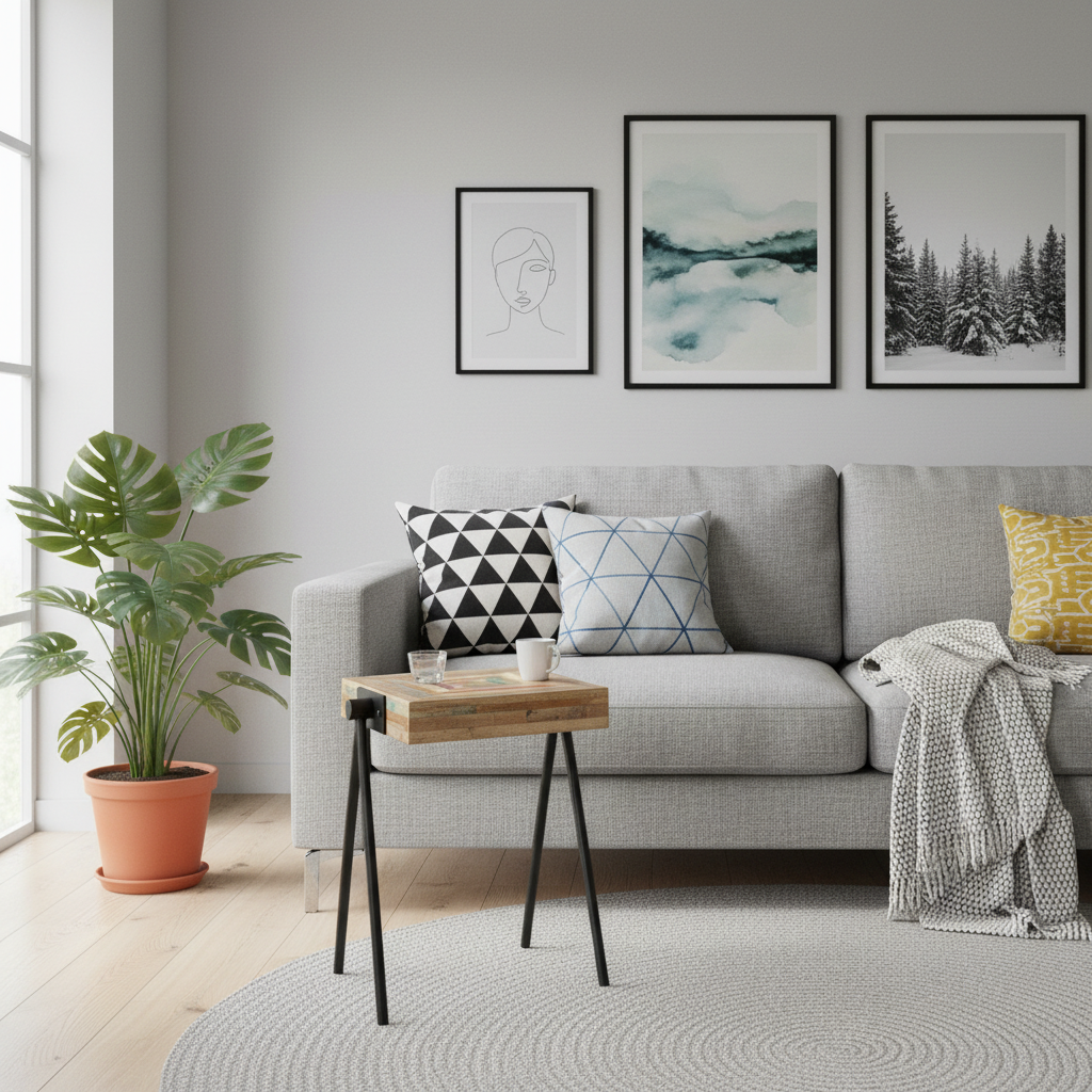 Nordic style living room