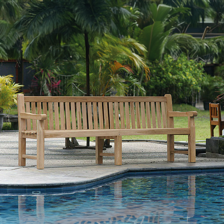 Teak tuinbank 210 cm | Norwich | 6 cm pootdikte | Tekora – foto 7