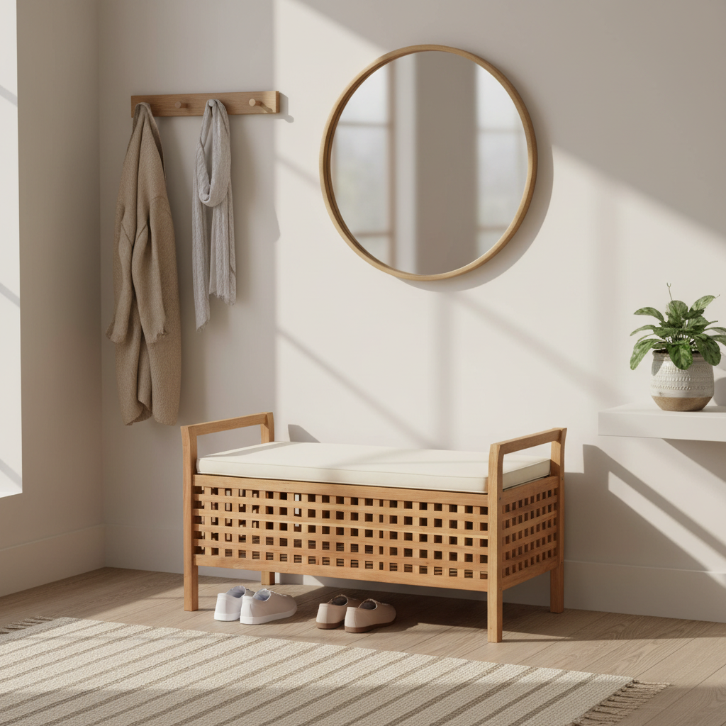 Opbergbank in entree