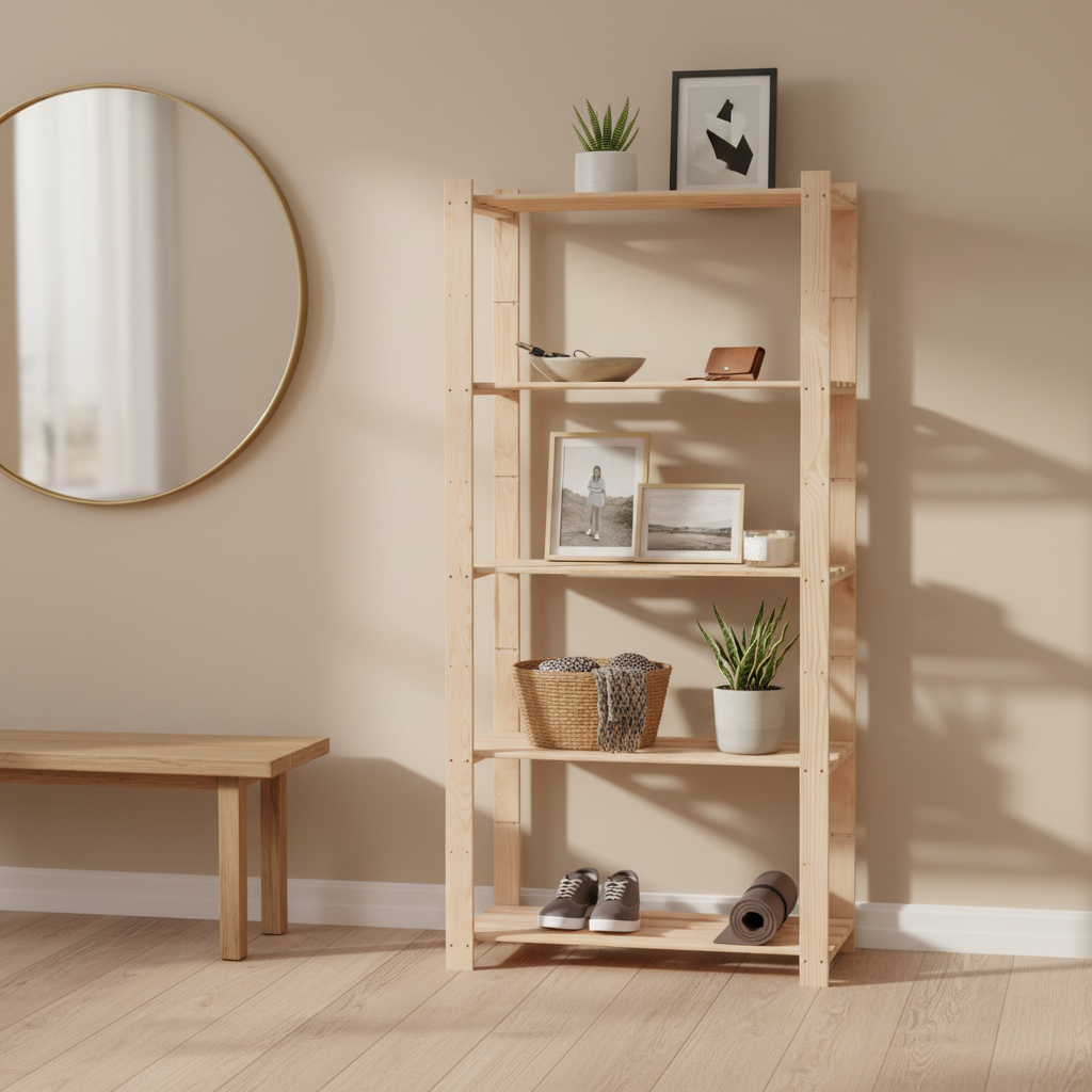 Opbergrek in moderne hal