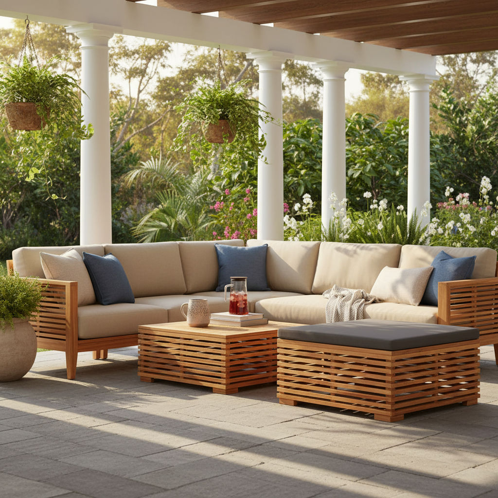 Overdekte veranda setting