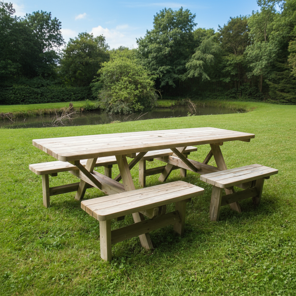 Picknicktafel 240cm in park