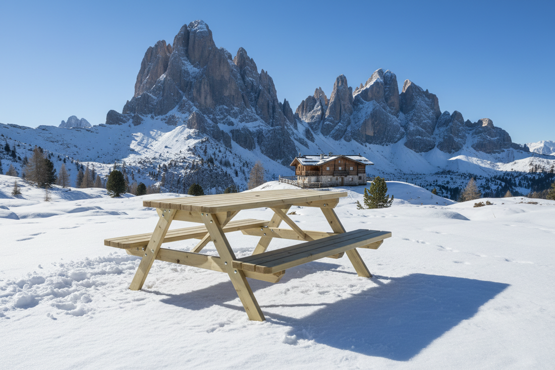 Picknicktafel KING Italiaanse Dolomieten