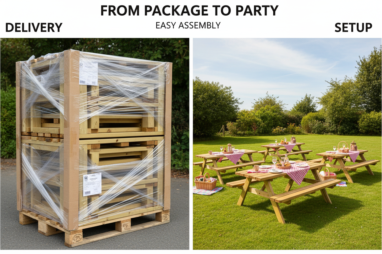 Picknicktafel Sam 6-Pack voor na