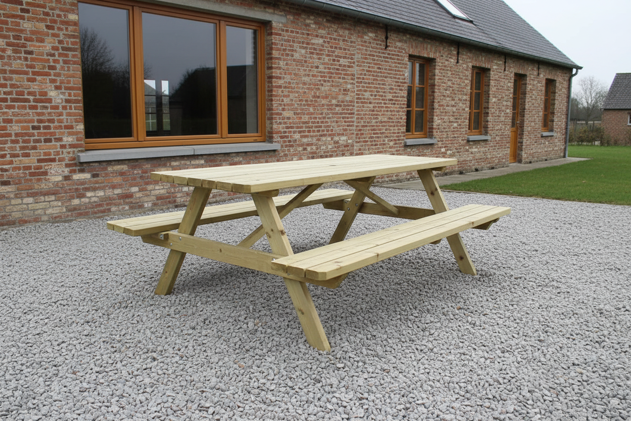 Picknicktafel tweede keuze - hoeve