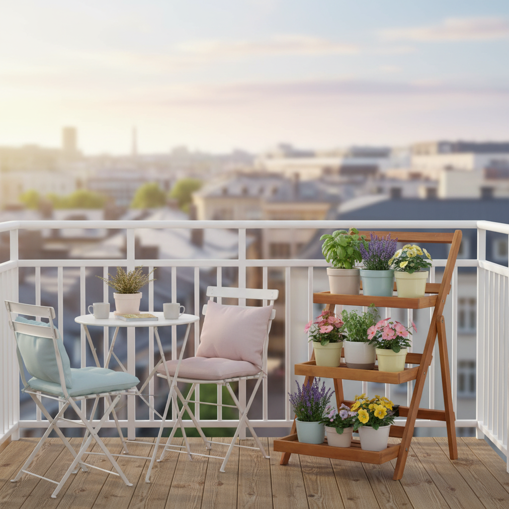 Plantenstandaard balkon