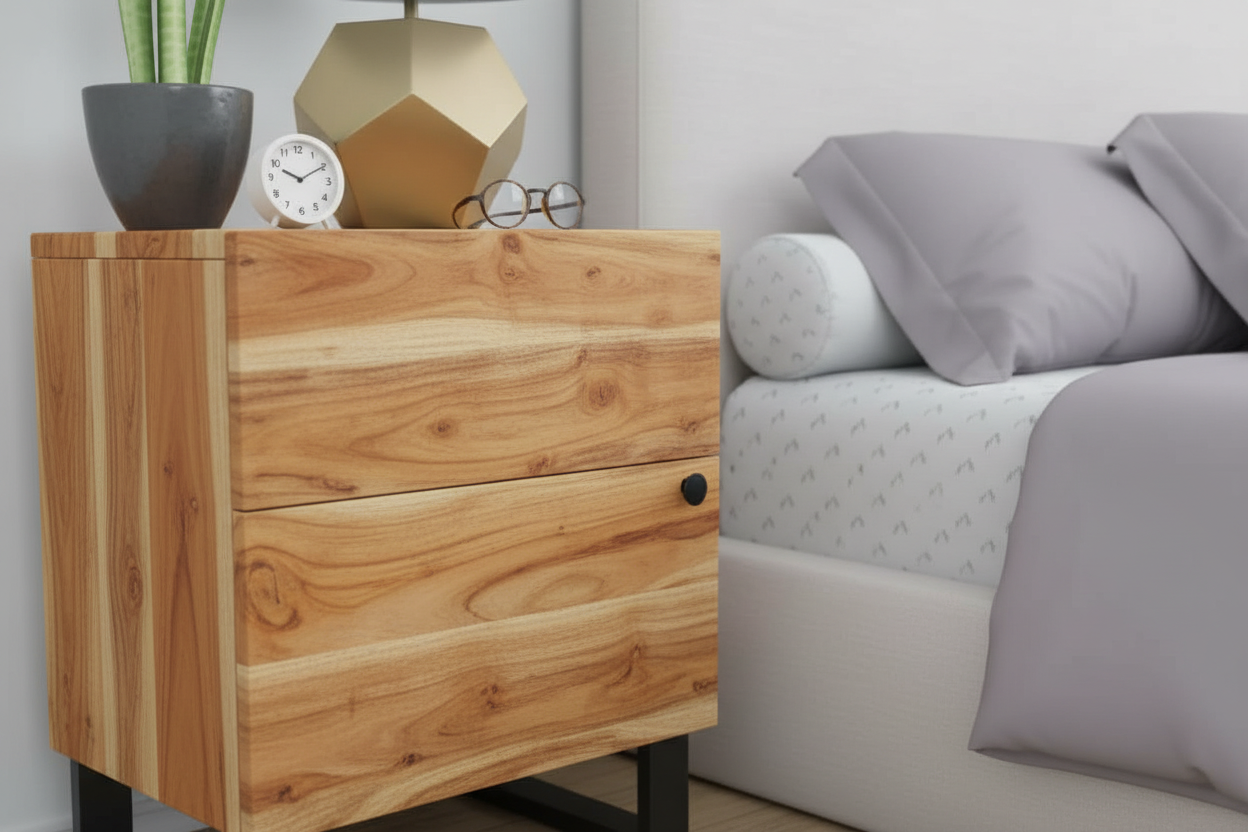 Productfoto acaciahout met details