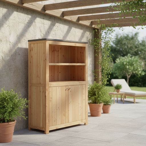 Productfoto dubbele buitenkeuken front