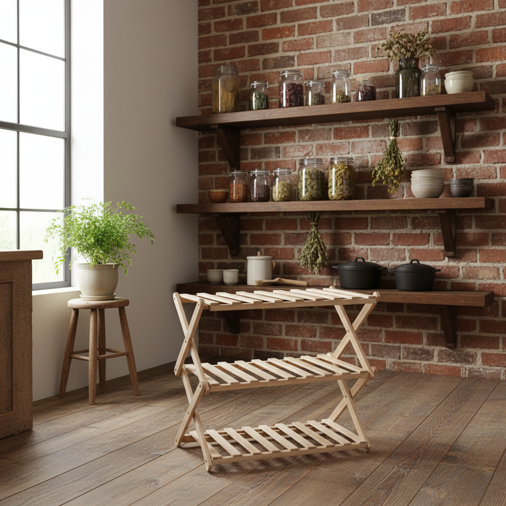 Productfoto - rustieke voorraadkast