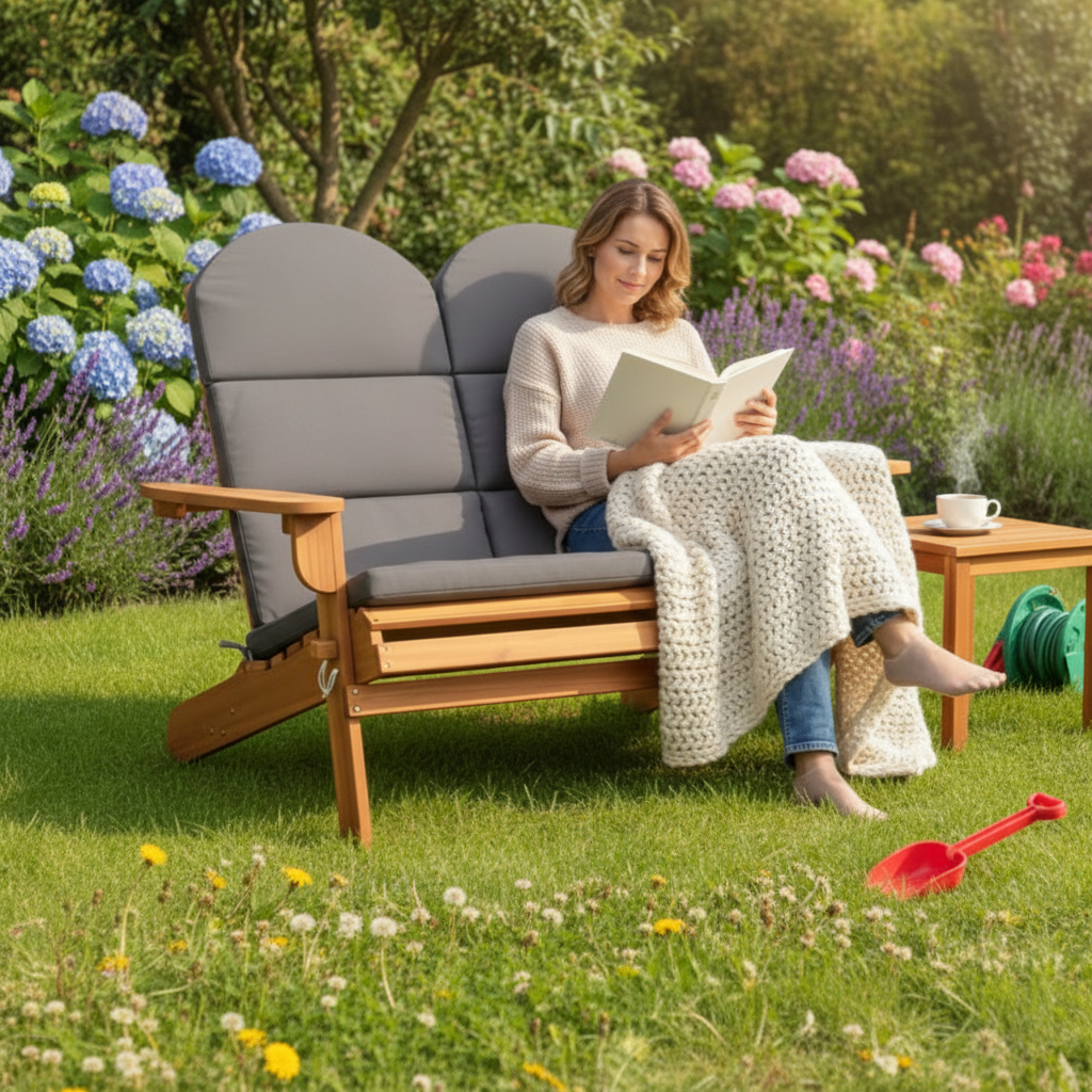 Realistische tuinachtergrond