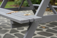 Remia Picknicktafel grijs close-up detail
