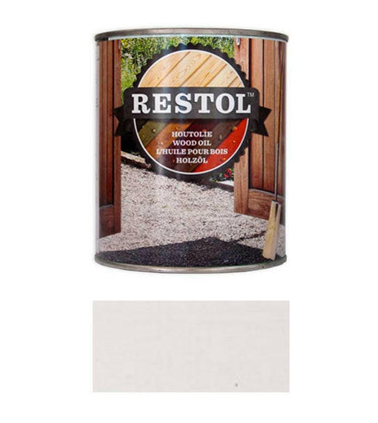 RESTOL HOUTOLIE IJSLANDWIT (1 liter)
