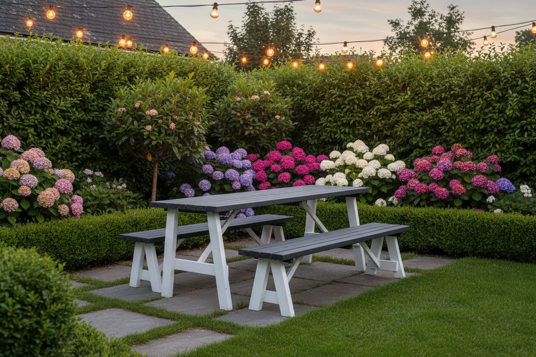 Rodeo tuintafelset met string lights