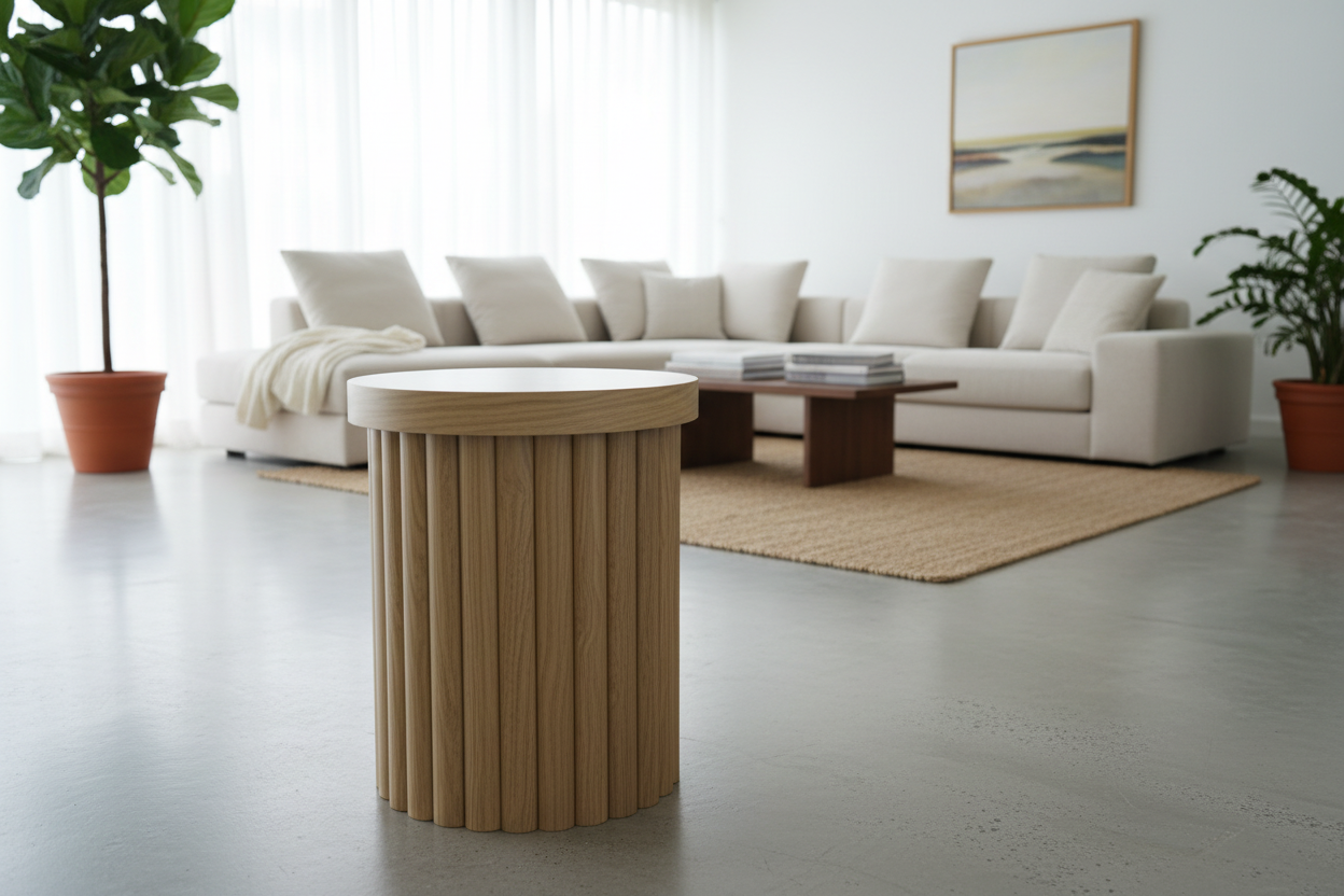 Ronde bijzettafel Ø40 × 48 cm