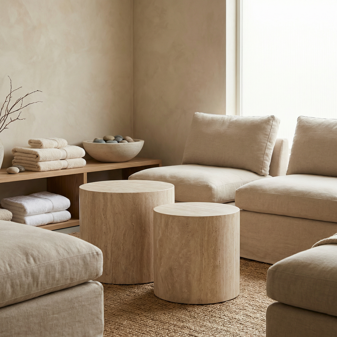 Ronde salontafel set (2-delig) – foto 8