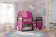 Roze Kinderbed Kevin in speelse kamer