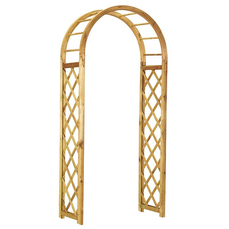 ACTIE: Ronde Rozenboog | 120 (B) x 45 (D) x 298 (H) | Pineflow