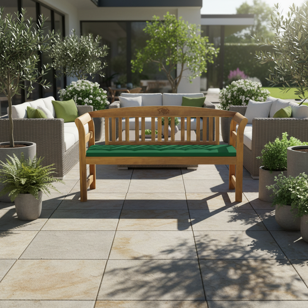 Ruim terras zonder mensen