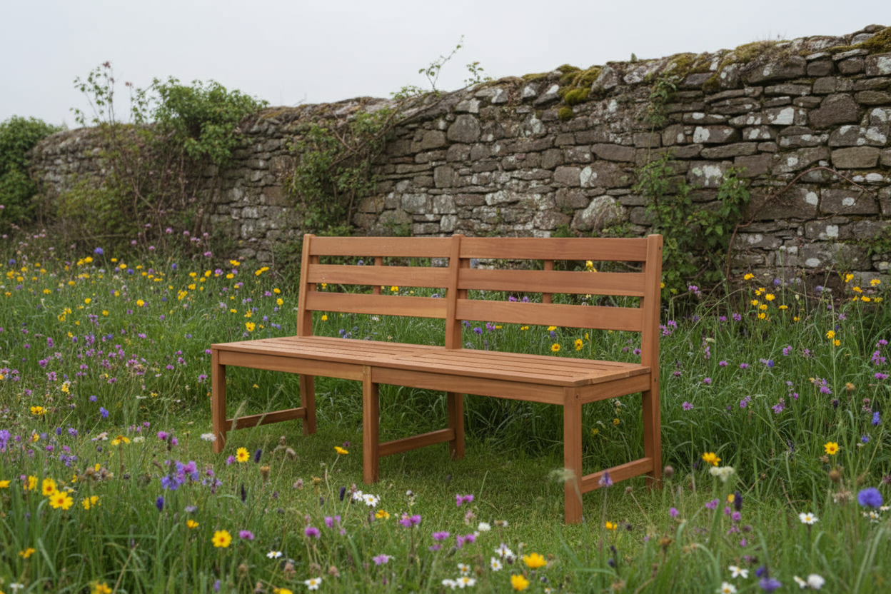 Rustieke landelijke tuin