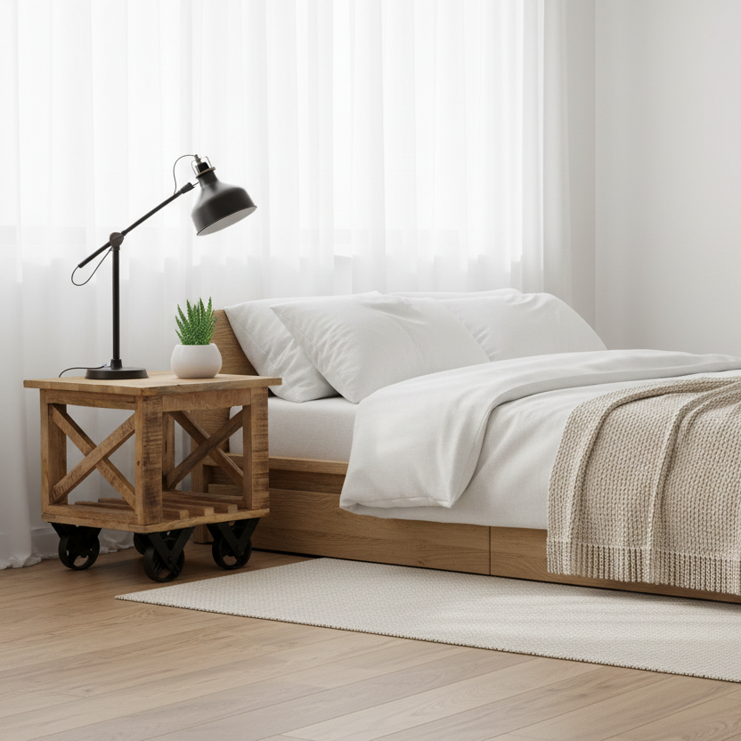 Scandinavian Bedroom Setting