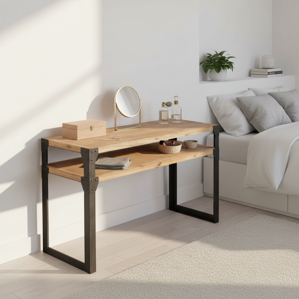 Scandinavian bedroom vanity