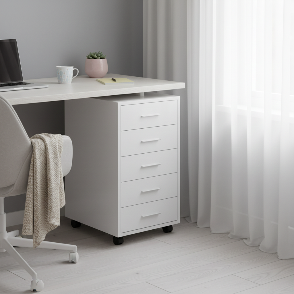 Scandinavische thuiskantoor