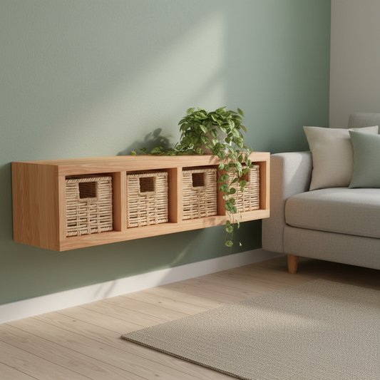 Scandinavische woonkamer — driekwart