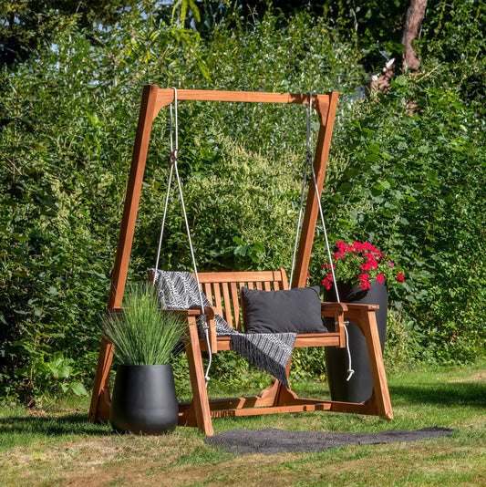 Luxe Hardhouten Schommelbank (175cm)
