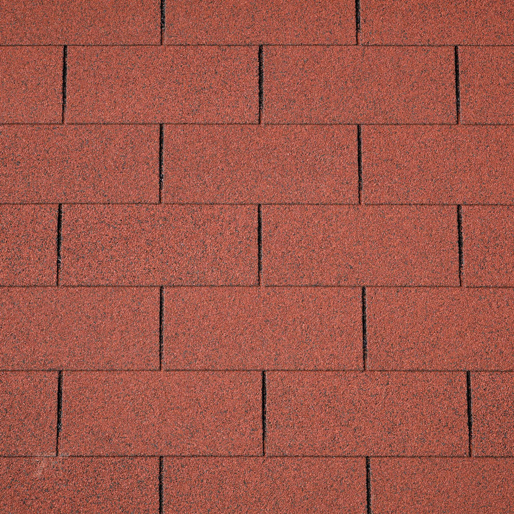 Dakshingles recht rood