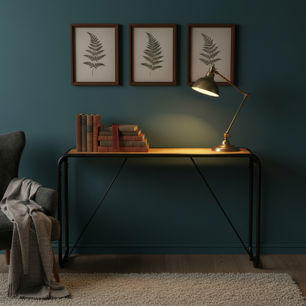 Sidetable in leeshoek