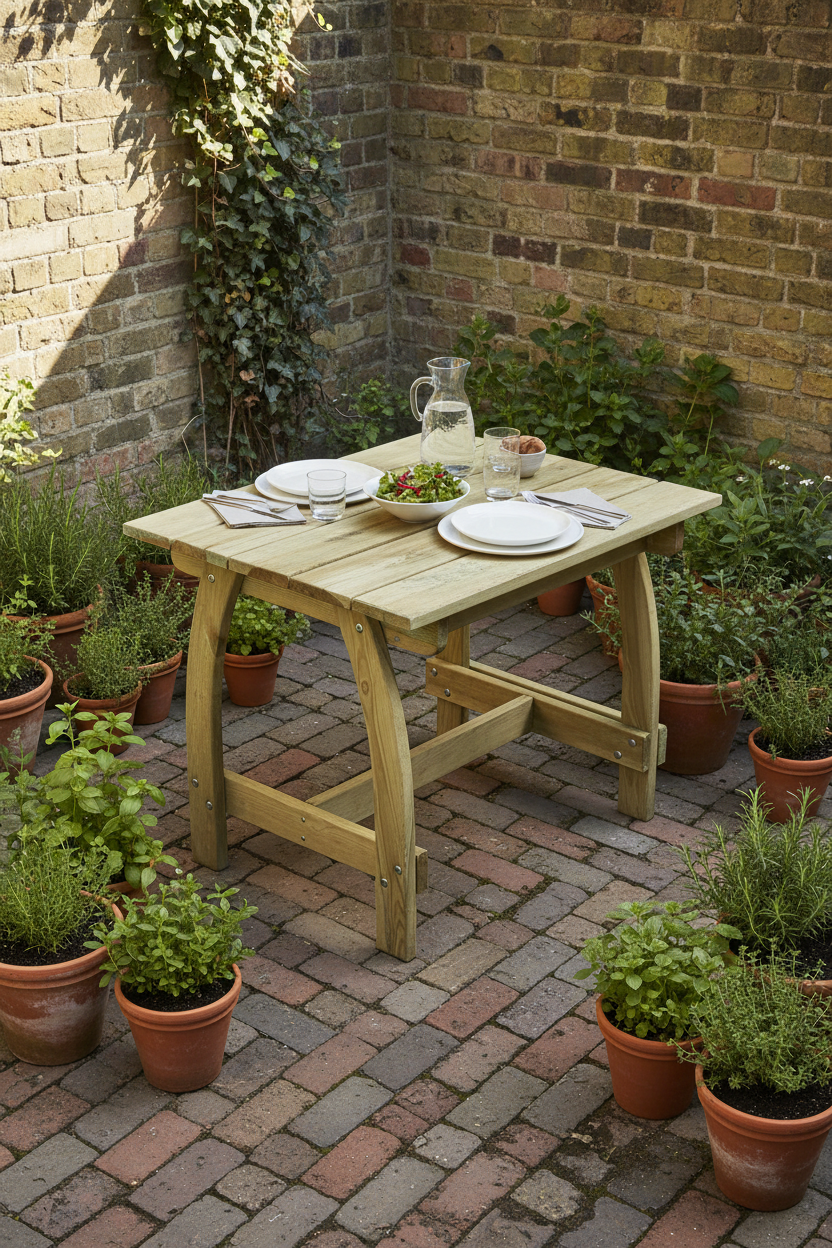 Small courtyard space-efficient