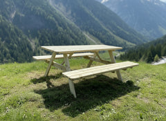 SMART picknicktafel 180 cm KING ® (35 mm. plankdikte)