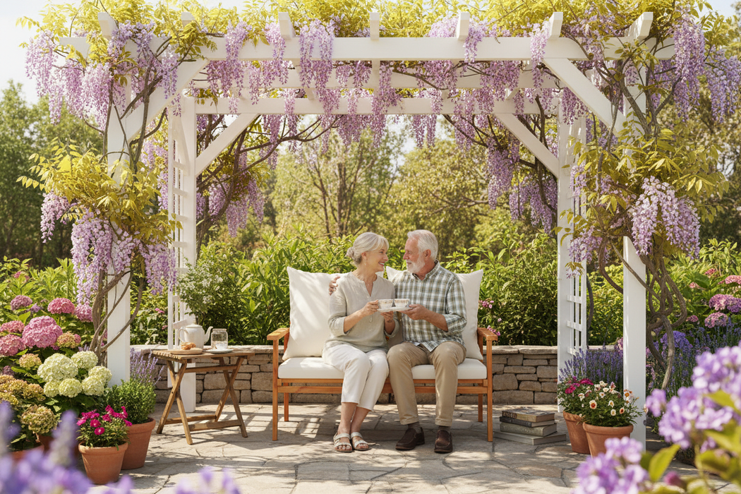Spring Garden Pergola