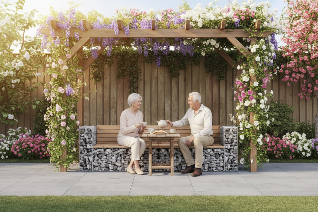 Spring Pergola Garden