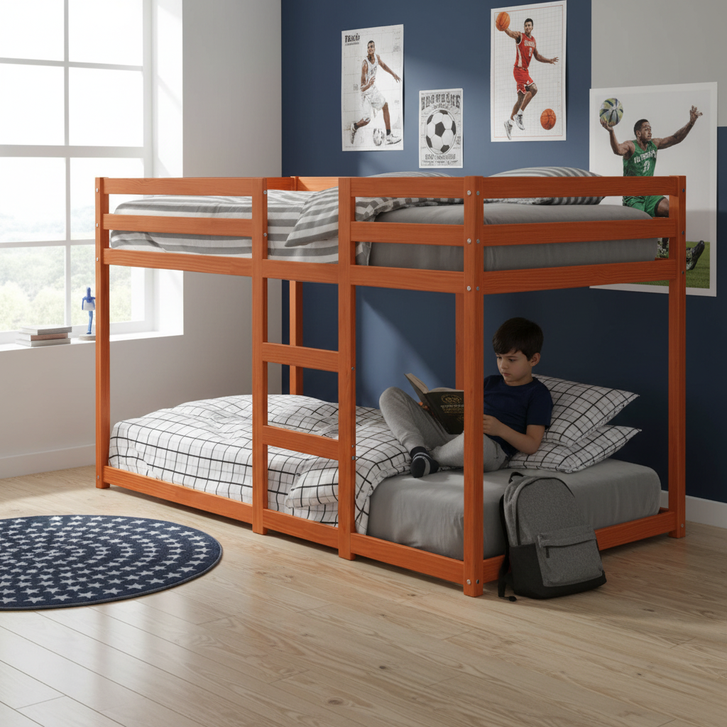 Stapelbed in jongenskamer