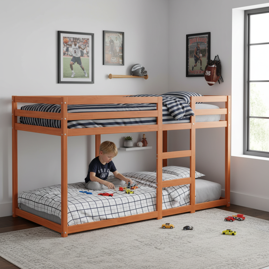 Stapelbed in jongenskamer