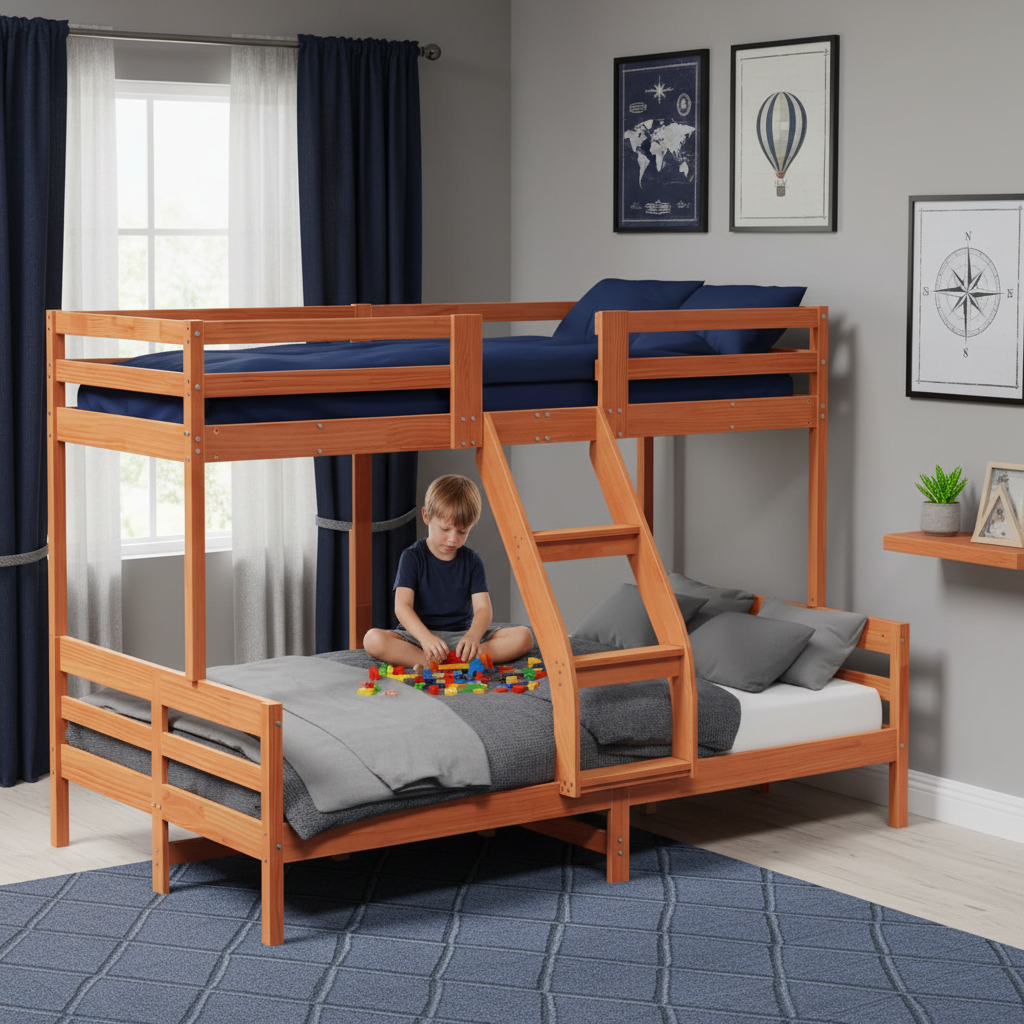 Stapelbed in jongenskamer