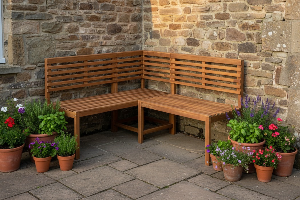 Stone cottage corner