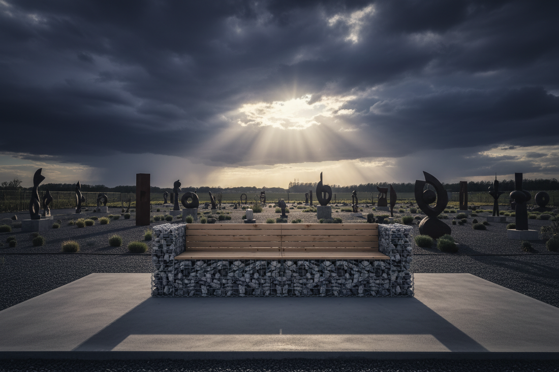 Stormy Sculpture Garden