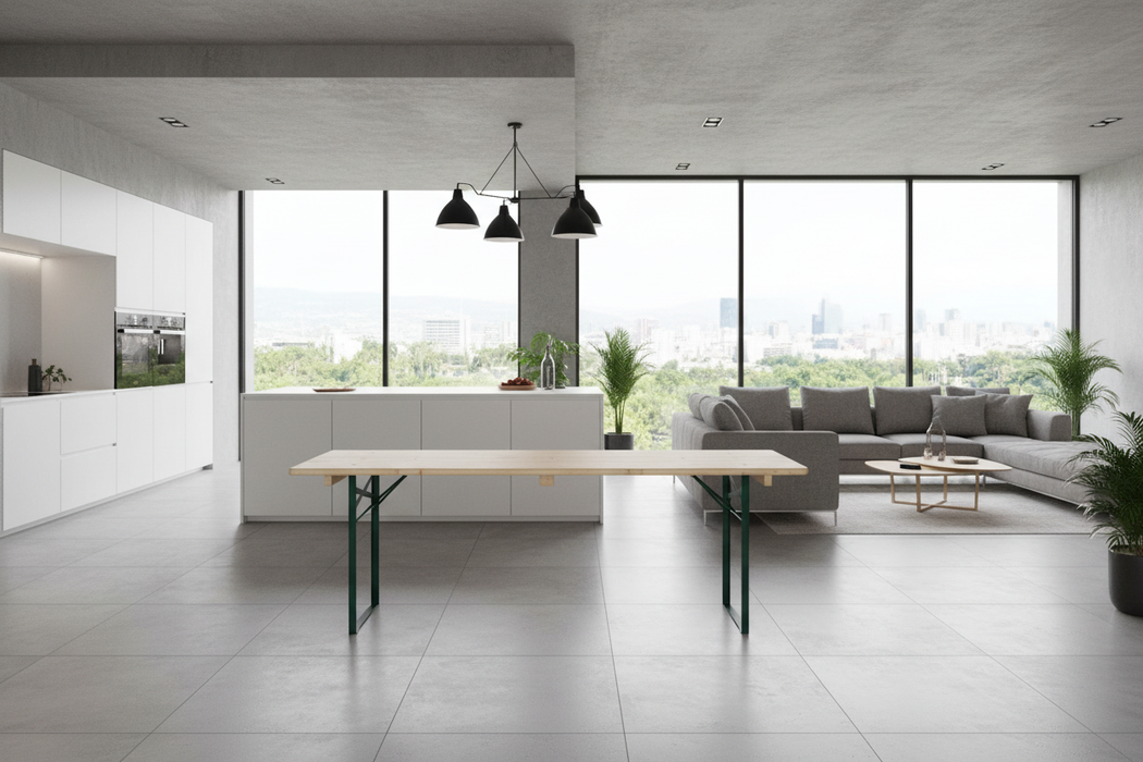 Tafel alleen moderne keuken