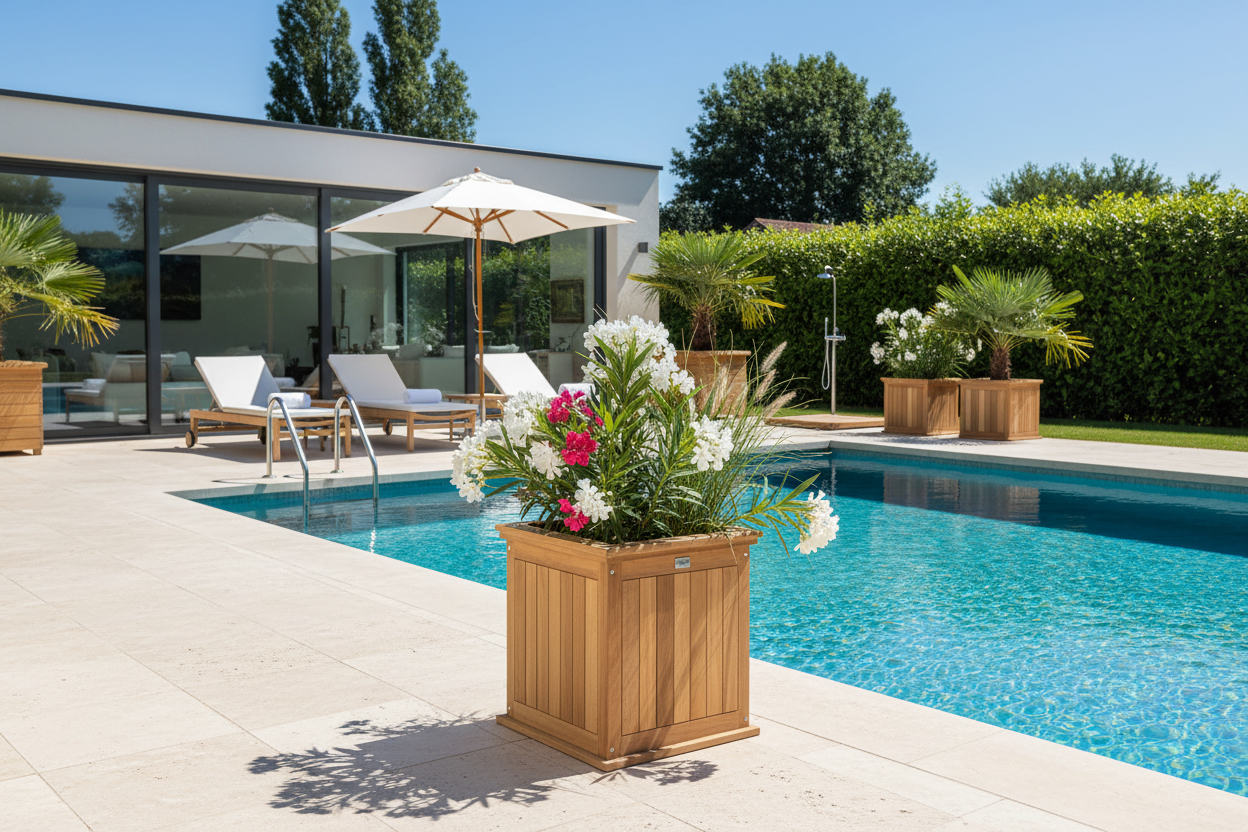 Wooden flower boxes & Plant boxes